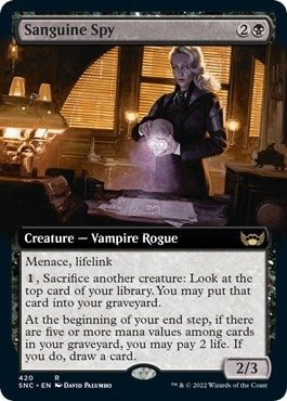 Image for Sanguine Spy (Extended Art) (420) [Streets of New Capenna]