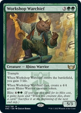 Image for Workshop Warchief (165) [Streets of New Capenna]