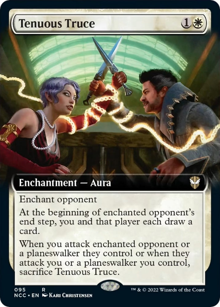 Image for Tenuous Truce (Extended Art) (95) [Commander: Streets of New Capenna]