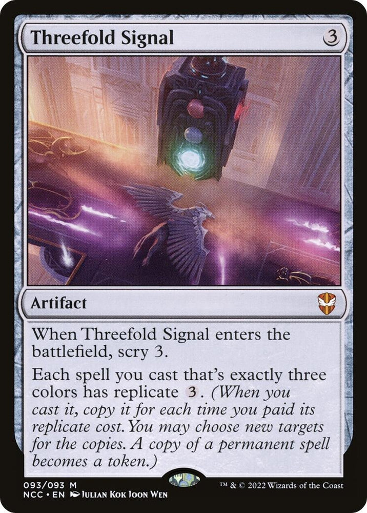 Image for Threefold Signal (93) [Commander: Streets of New Capenna]