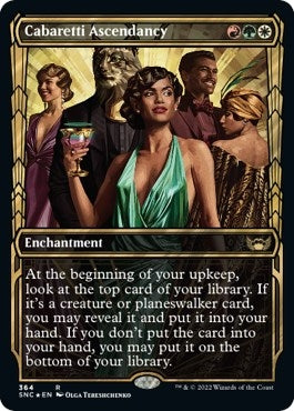 Image for Cabaretti Ascendancy (Gilded Foil) (364) [Streets of New Capenna]