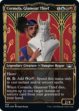 Image for Cormela, Glamour Thief (Gilded Foil) (366) [Streets of New Capenna]