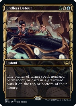 Image for Endless Detour (Gilded Foil) (370) [Streets of New Capenna]