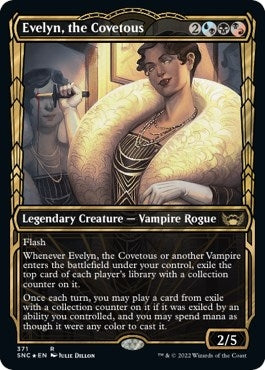 Image for Evelyn, the Covetous (Gilded Foil) (371) [Streets of New Capenna]