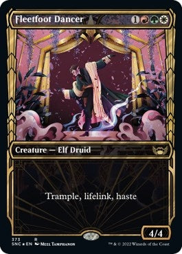 Image for Fleetfoot Dancer (Gilded Foil) (373) [Streets of New Capenna]