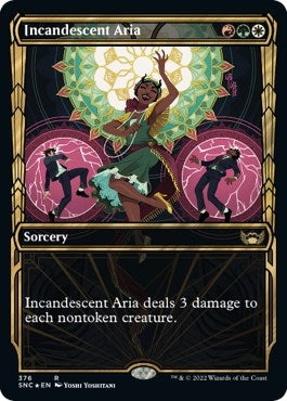 Image for Incandescent Aria (Gilded Foil) (376) [Streets of New Capenna]