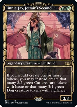 Image for Jinnie Fay, Jetmir's Second (Gilded Foil) (378) [Streets of New Capenna]