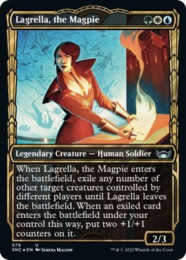 Image for Lagrella, the Magpie (Gilded Foil) (379) [Streets of New Capenna]
