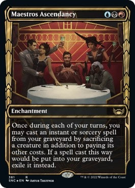 Image for Maestros Ascendancy (Gilded Foil) (381) [Streets of New Capenna]