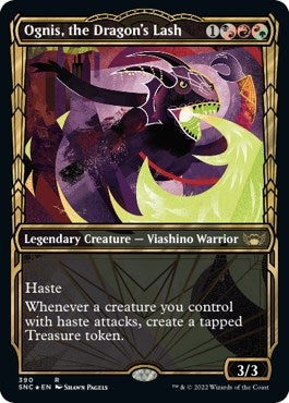 Image for Ognis, the Dragon's Lash (Gilded Foil) (390) [Streets of New Capenna]