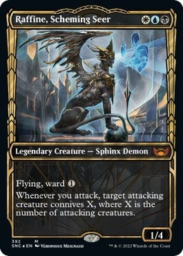 Image for Raffine, Scheming Seer (Gilded Foil) (392) [Streets of New Capenna]