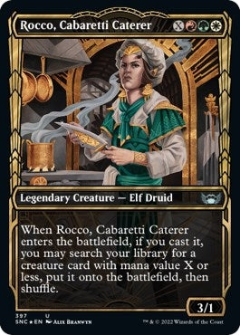 Image for Rocco, Cabaretti Caterer (Gilded Foil) (397) [Streets of New Capenna]