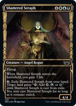 Image for Shattered Seraph (Gilded Foil) (398) - Magic: The Gathering