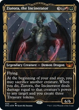 Image for Ziatora, the Incinerator (Gilded Foil) (404) [Streets of New Capenna]