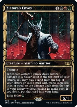Image for Ziatora's Envoy (Gilded Foil) (405) [Streets of New Capenna]