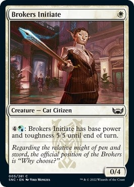Image for Brokers Initiate (5) [Streets of New Capenna]