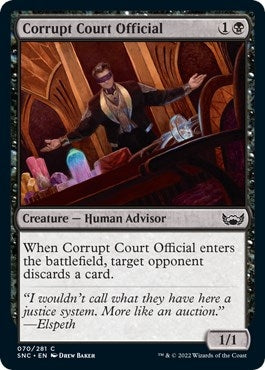 Image for Corrupt Court Official (70) [Streets of New Capenna]