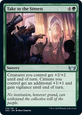 Image for Take to the Streets (158) - Magic: The Gathering