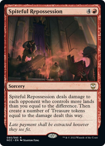 Image for Spiteful Repossession (90) [Commander: Streets of New Capenna]