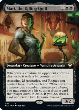 Image for Mari, the Killing Quill (Extended Art) (97) [Commander: Streets of New Capenna]