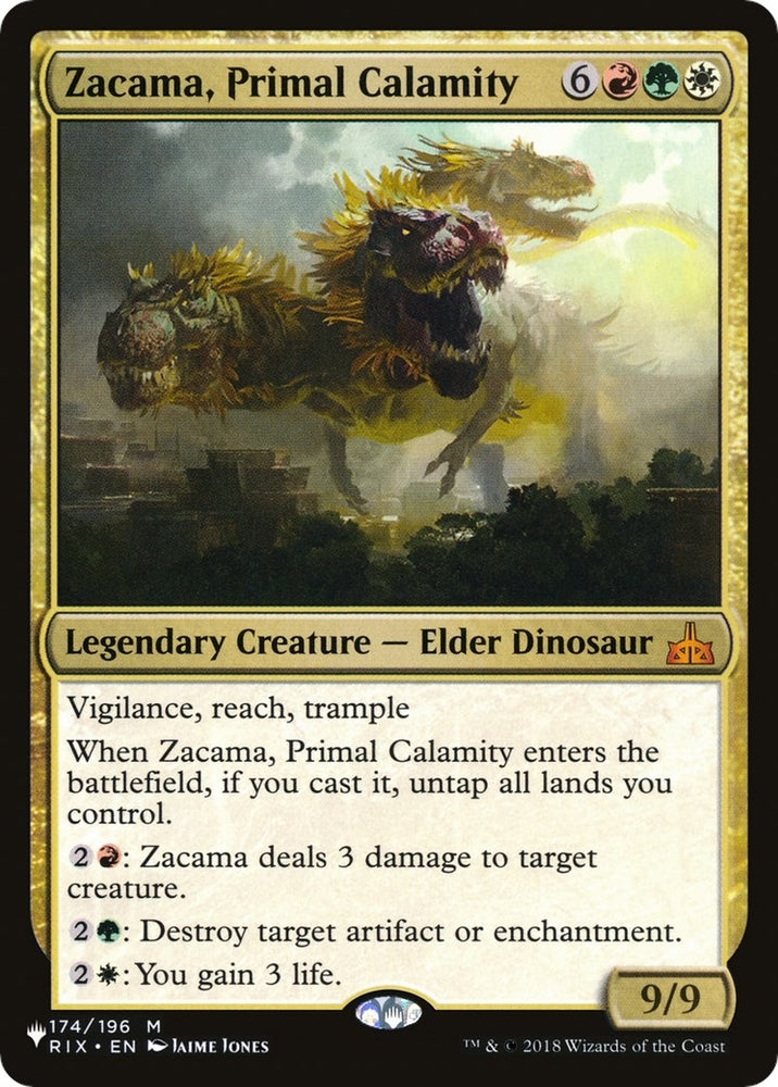 Image for Zacama, Primal Calamity (174) [The List Reprints]