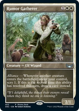 Image for Rumor Gatherer (463) [Promo Pack: Streets of New Capenna]