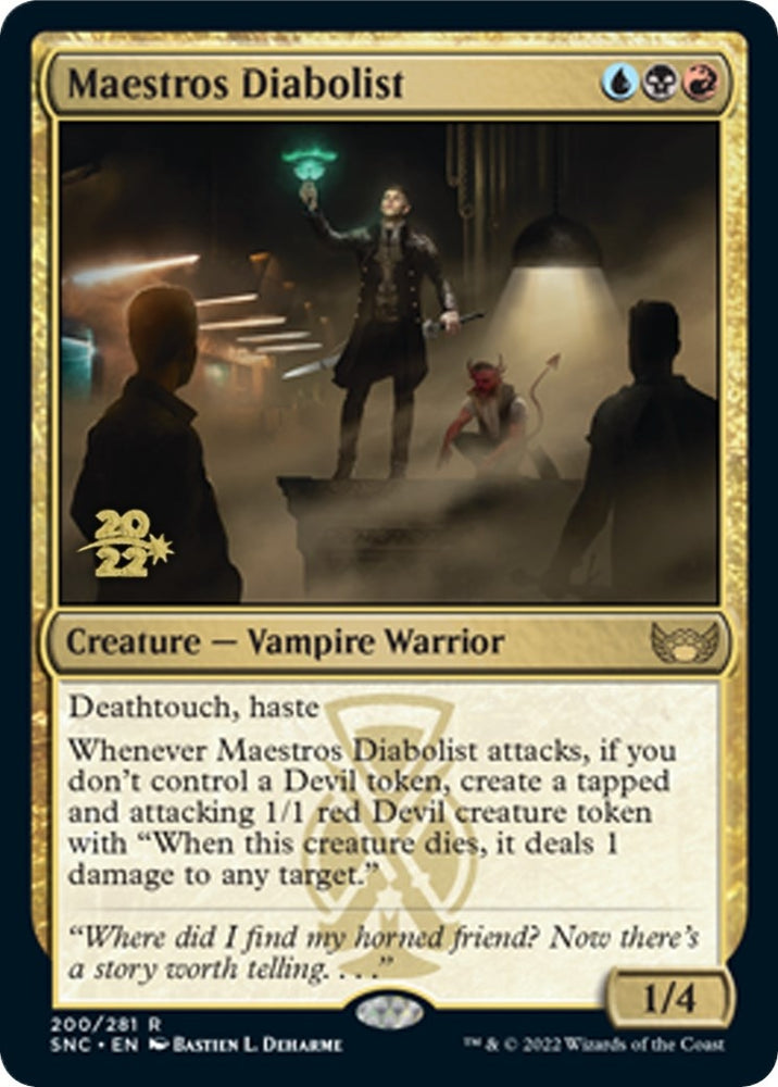 Image for Maestros Diabolist (200) [Prerelease Cards]
