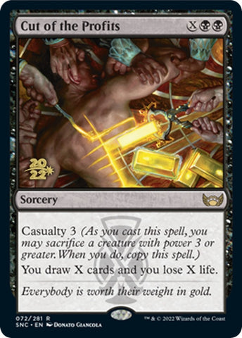 Image for Cut of the Profits (72) [Prerelease Cards]