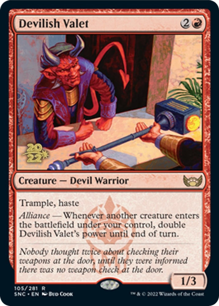 Image for Devilish Valet (105) [Prerelease Cards]