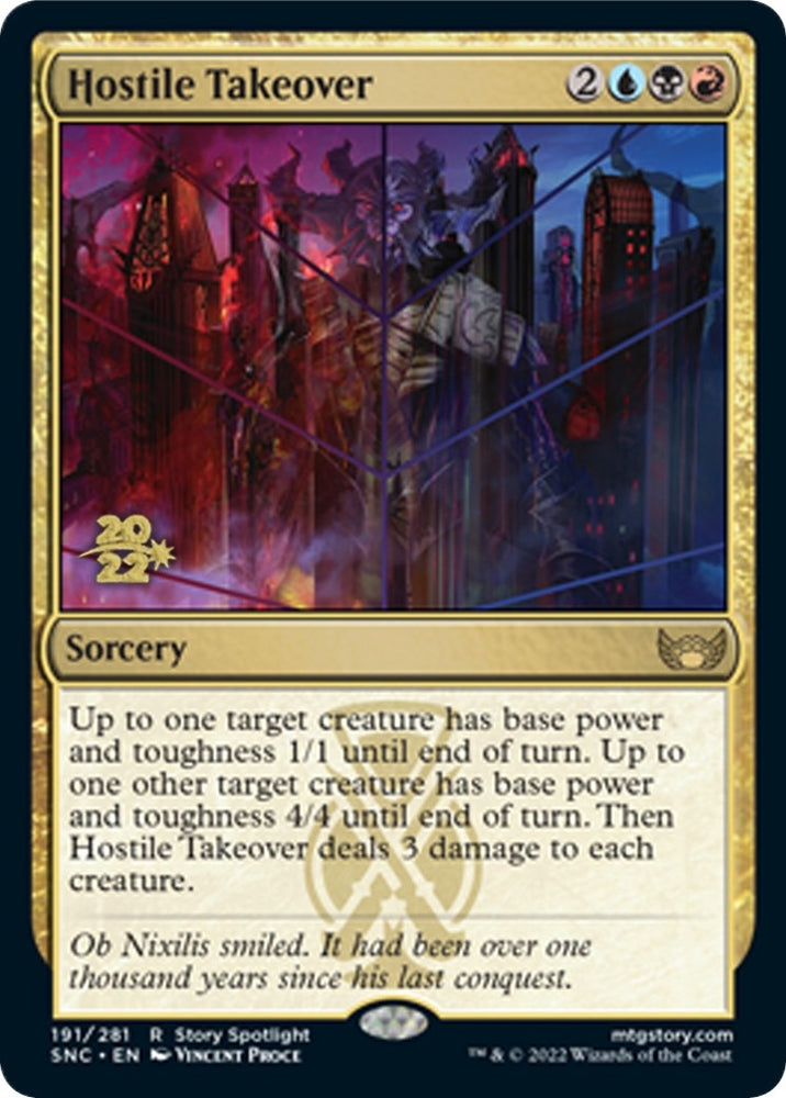 Image for Hostile Takeover (191) [Prerelease Cards]