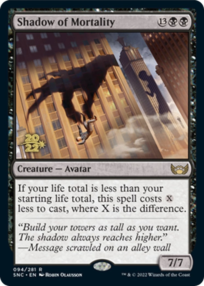 Image for Shadow of Mortality (94) [Prerelease Cards]