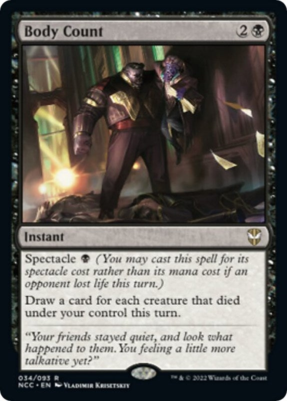 Image for Body Count (34) [Commander: Streets of New Capenna]