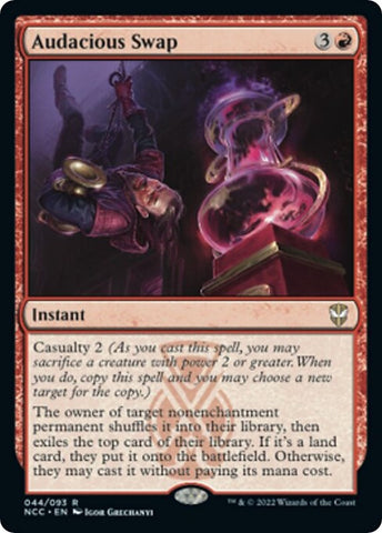Image for Audacious Swap (44) [Commander: Streets of New Capenna]