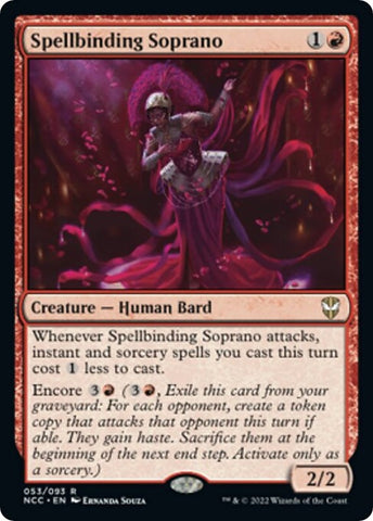 Image for Spellbinding Soprano (53) [Commander: Streets of New Capenna]