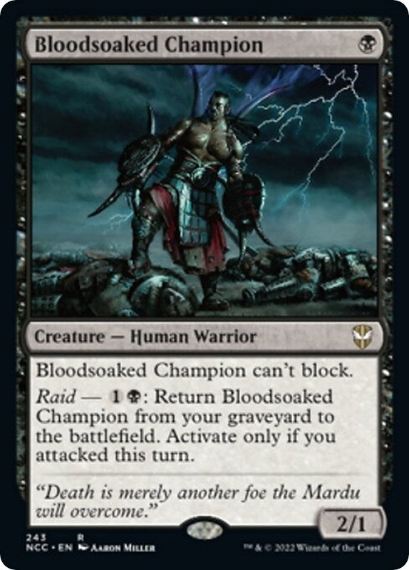 Image for Bloodsoaked Champion (243) [Commander: Streets of New Capenna]