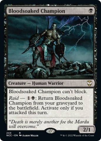 Image for Bloodsoaked Champion (243) [Commander: Streets of New Capenna]