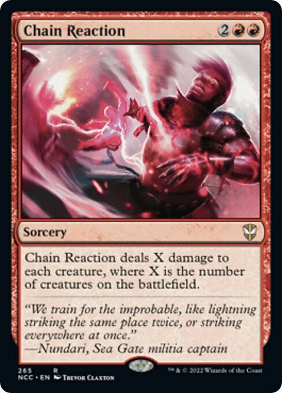 Image for Chain Reaction (265) [Commander: Streets of New Capenna]