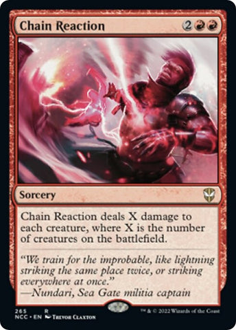 Image for Chain Reaction (265) [Commander: Streets of New Capenna]