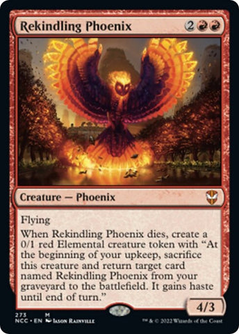Image for Rekindling Phoenix (273) [Commander: Streets of New Capenna]