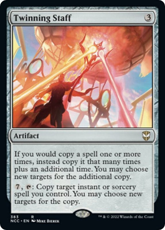 Image for Twinning Staff (383) [Commander: Streets of New Capenna]