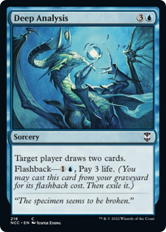 Image for Deep Analysis (218) [Commander: Streets of New Capenna]