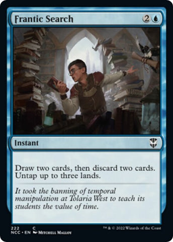 Image for Frantic Search (222) [Commander: Streets of New Capenna]