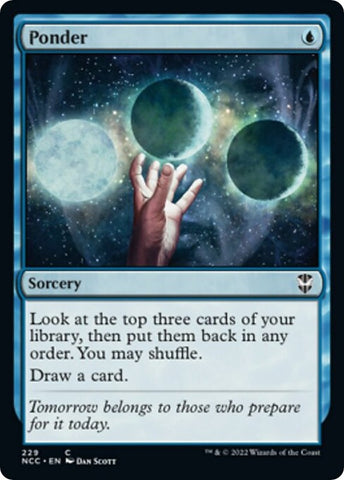 Image for Ponder (229) [Commander: Streets of New Capenna]