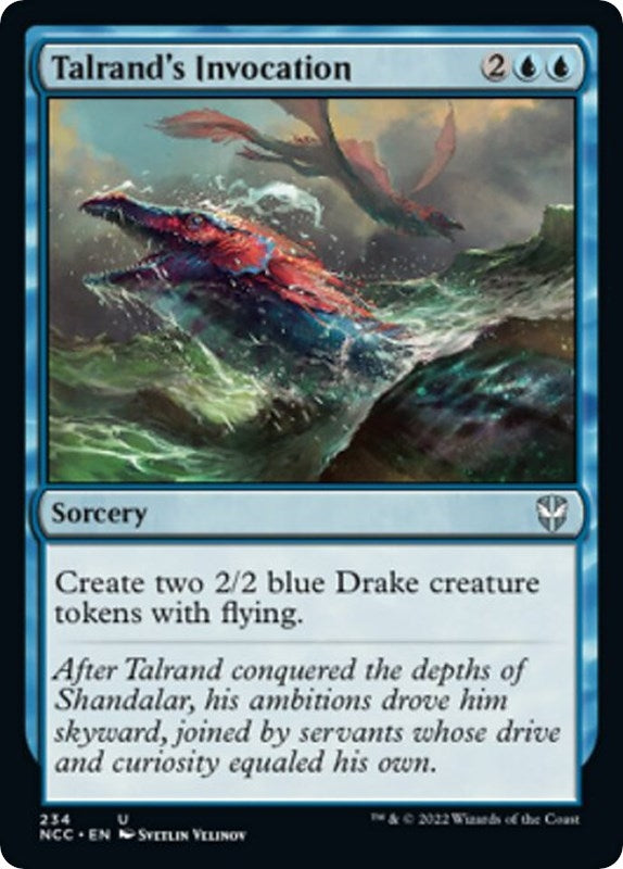 Image for Talrand's Invocation (234) [Commander: Streets of New Capenna]