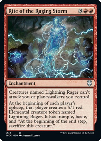 Image for Rite of the Raging Storm (274) [Commander: Streets of New Capenna]