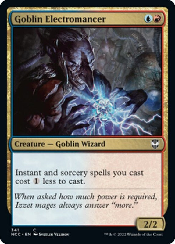 Image for Goblin Electromancer (341) [Commander: Streets of New Capenna]