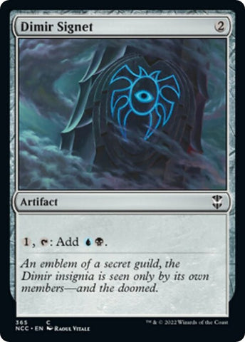 Image for Dimir Signet (365) [Commander: Streets of New Capenna]