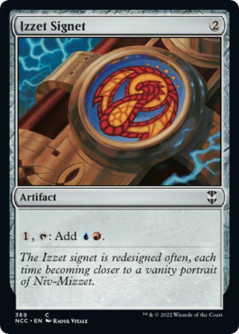 Image for Izzet Signet (369) [Commander: Streets of New Capenna]