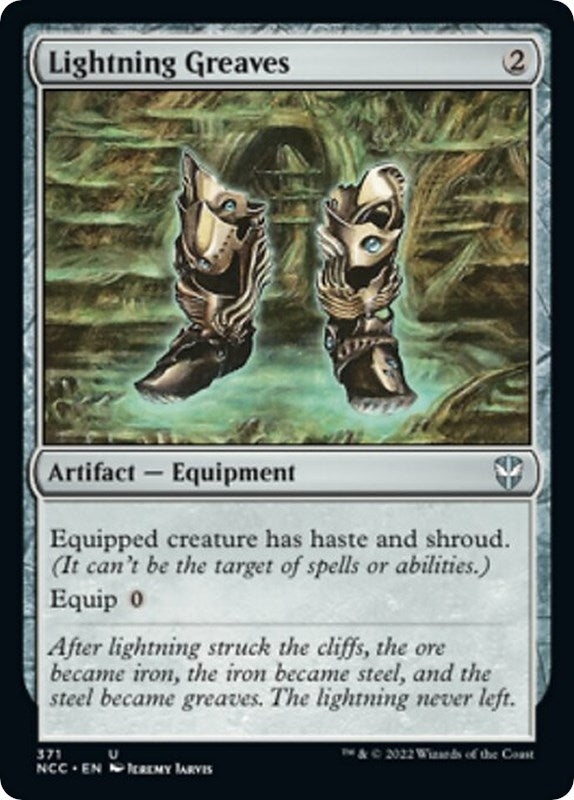 Image for Lightning Greaves (371) [Commander: Streets of New Capenna]