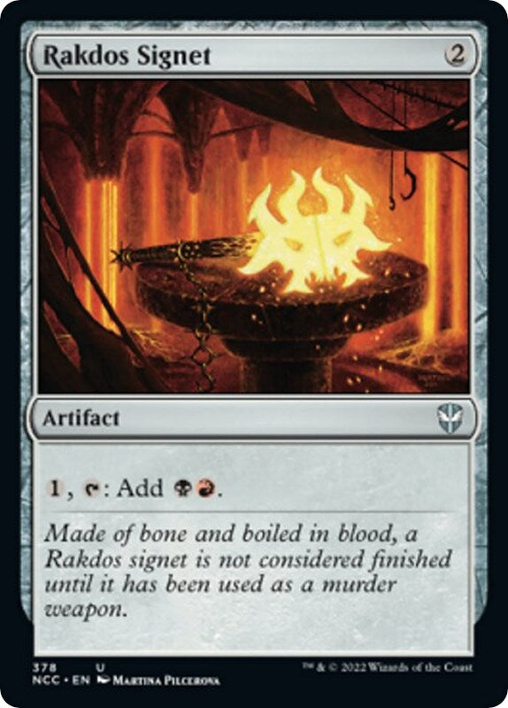 Image for Rakdos Signet (378) [Commander: Streets of New Capenna]